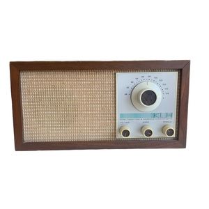KHL Model 21 /Twenty One Radio, Vintage 1960's, Walnut Case.  It Works!